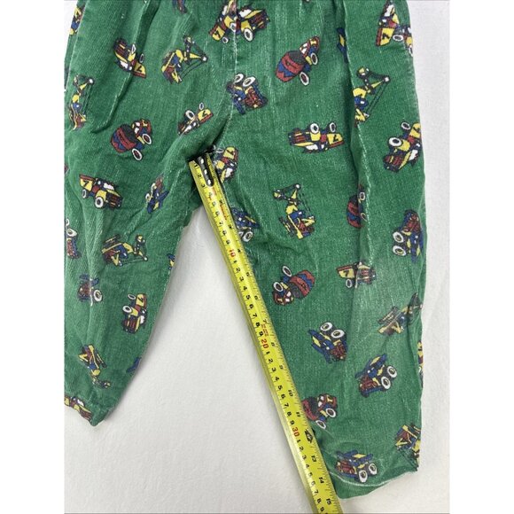 Vintage Boys Corduroy Pants Toddler 3T Blue Red Green Lot 80s 90s Hand Made - Picture 14 of 14